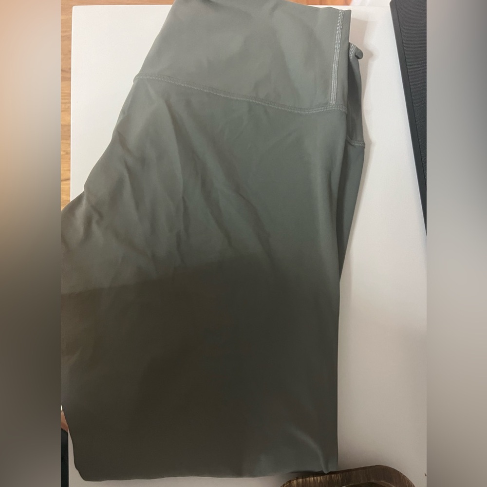 lululemon athletica Gray/Green Leggings